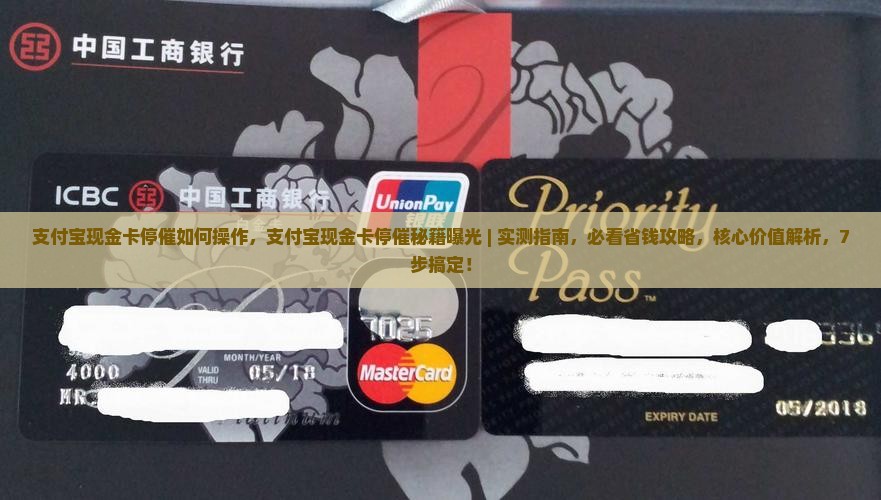 支付宝现金卡停催如何操作