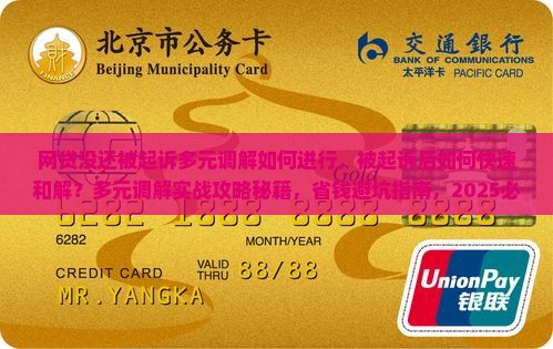 网贷没还被起诉多元调解如何进行