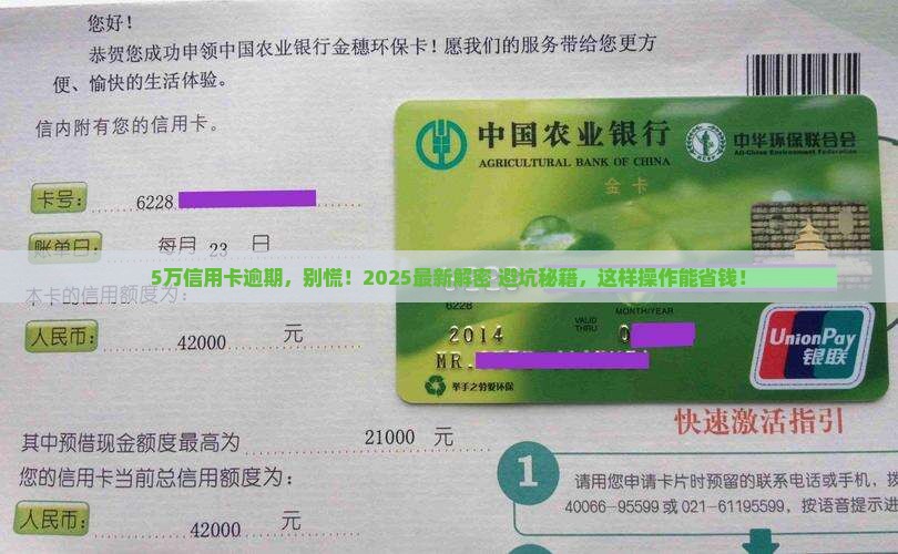 浦发银行信用卡逾期期5万怎么办