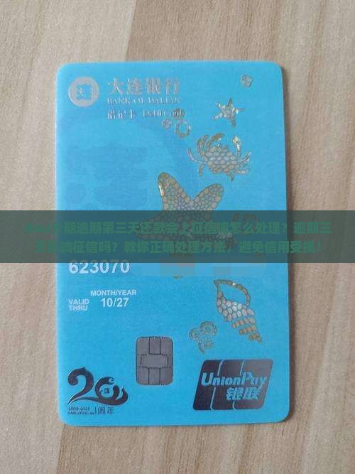 dou分期逾期第三天还款会上征信嘛怎么处理