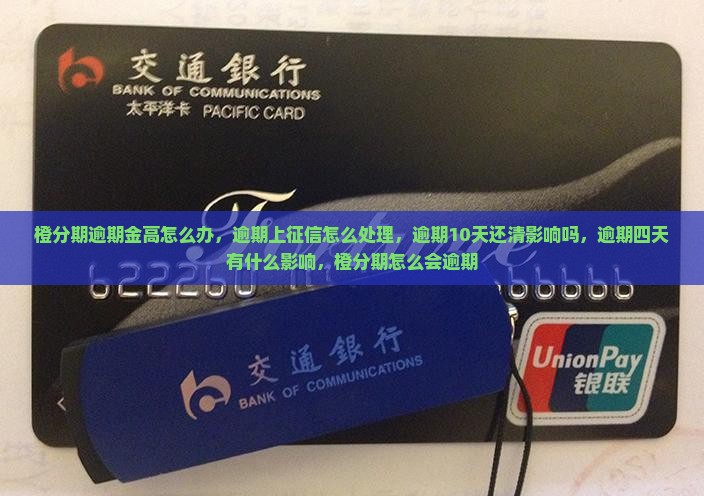橙分期逾期金高怎么办