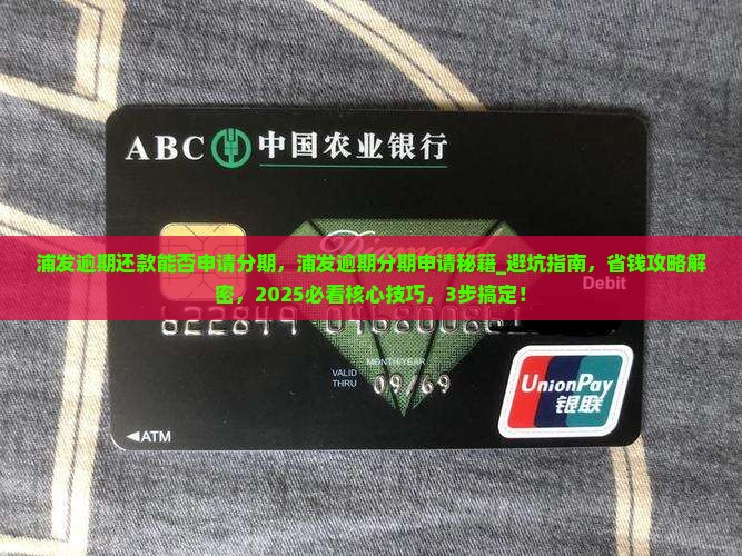 浦发逾期还款能否申请分期