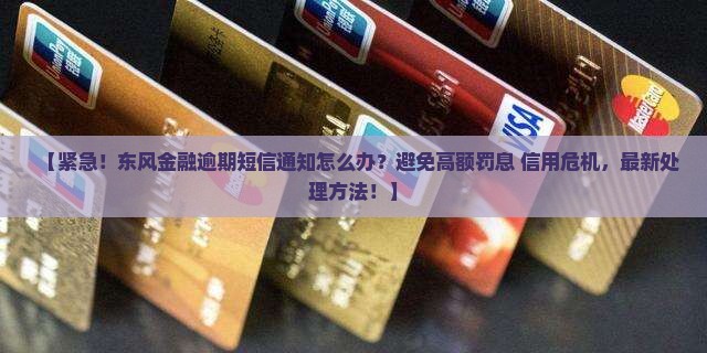 东风金融逾期短信通知怎么办如何处理