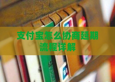 支付宝怎么协商延期流程详解
