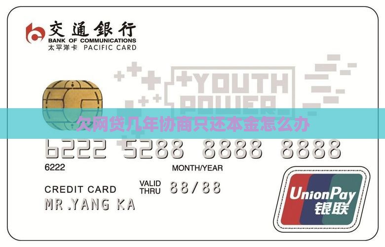 欠网贷几年协商只还本金怎么办