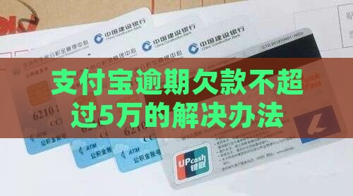 支付宝逾期欠款不超过5万的解决办法