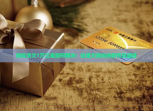 微粒贷欠1万立案如何解决：处理欠款纠纷的有效途径