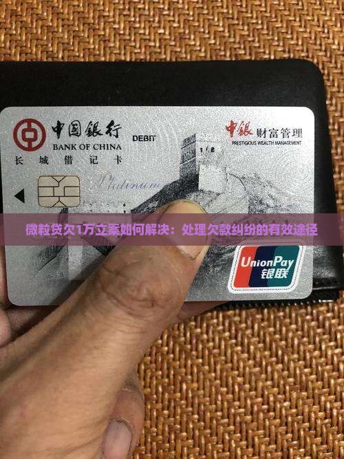 微粒贷欠1万立案如何解决：处理欠款纠纷的有效途径