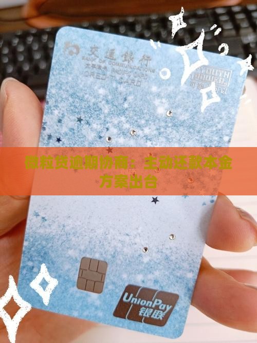 微粒贷逾期协商：主动还款本金方案出台