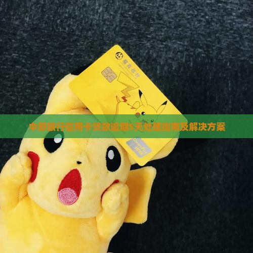 中原银行信用卡贷款逾期5天处理指南及解决方案