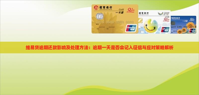 维易贷逾期还款影响及处理方法：逾期一天是否会记入征信与应对策略解析