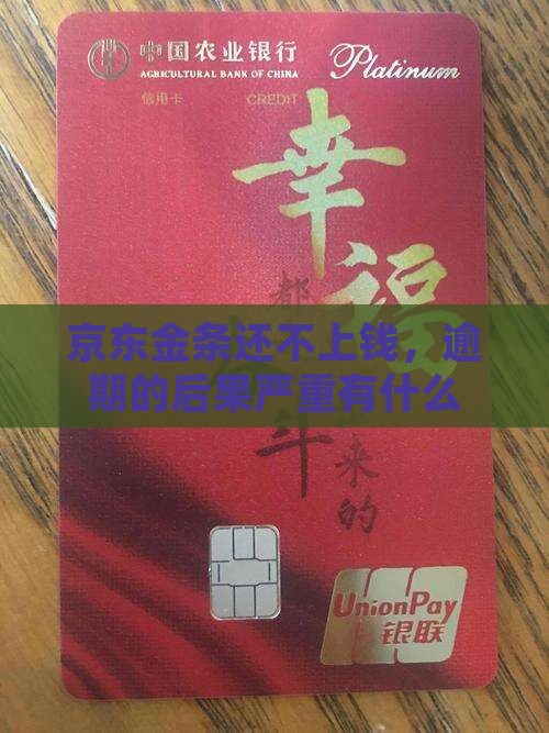 京东金条还不上钱，逾期的后果严重有什么