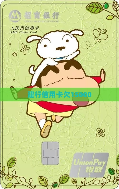 建行信用卡欠15000