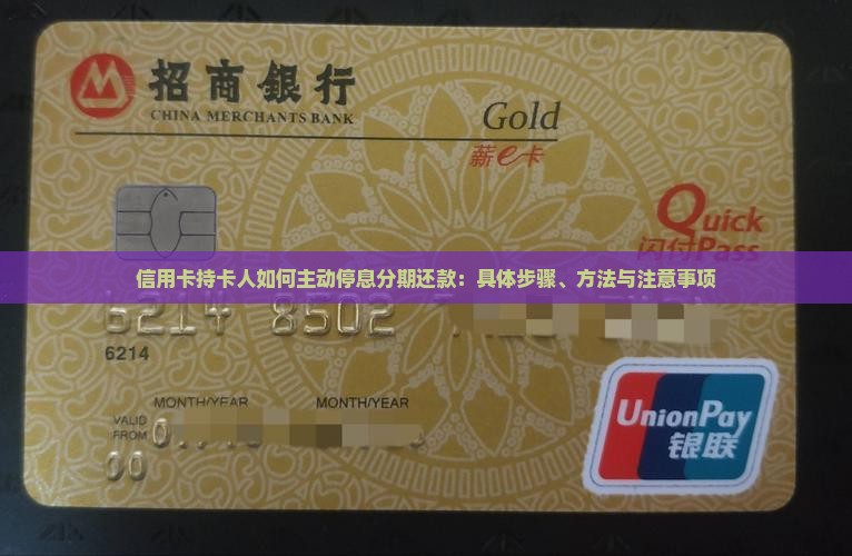 信用卡持卡人如何主动停息分期还款：具体步骤、方法与注意事项