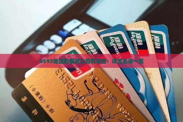 0593地区的催收公司有哪些：详览名录一览