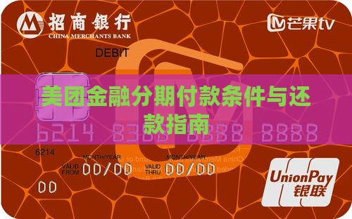 美团金融分期付款条件与还款指南