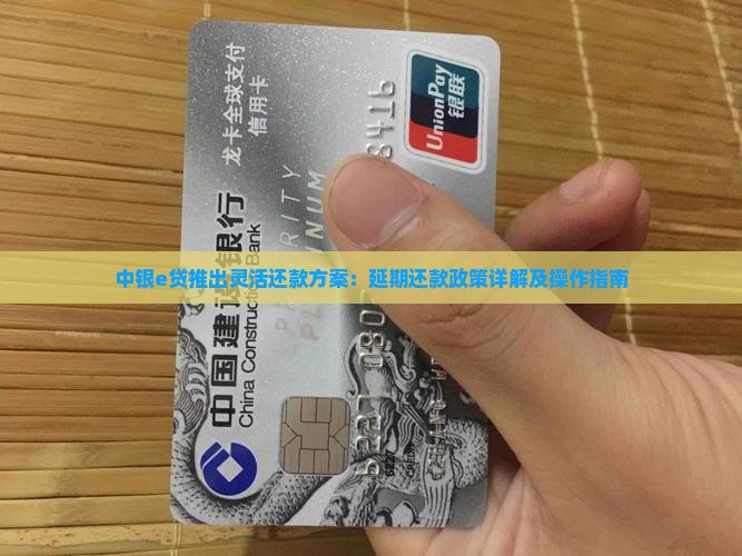 中银e贷推出灵活还款方案：延期还款政策详解及操作指南