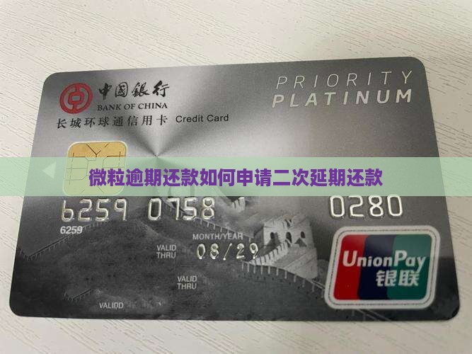 微粒逾期还款如何申请二次延期还款