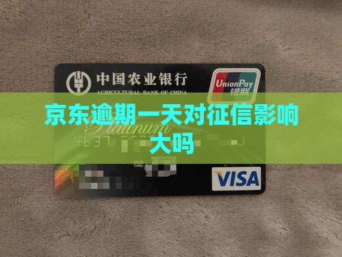 京东逾期一天对征信影响大吗
