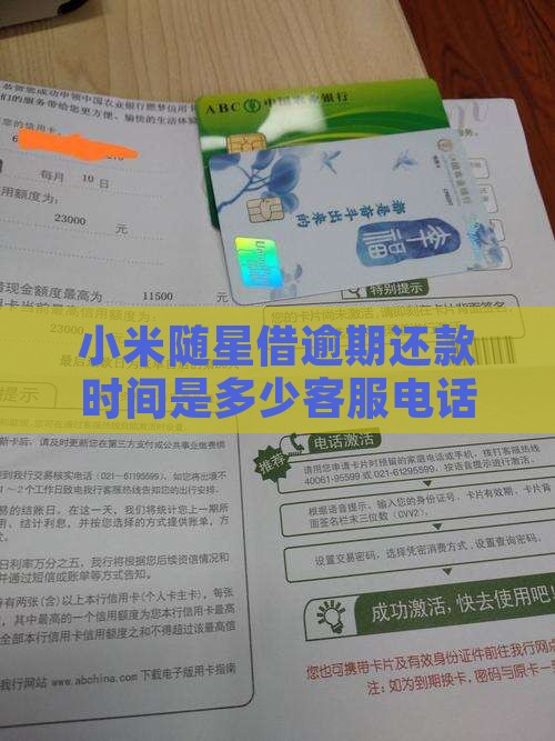小米随星借逾期还款时间是多少客服电话