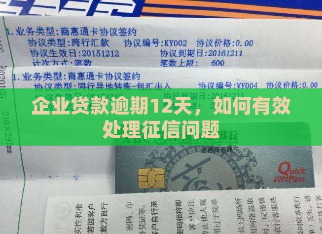 企业贷款逾期12天，如何有效处理征信问题