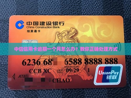 中信信用卡逾期一个月还款怎么办
