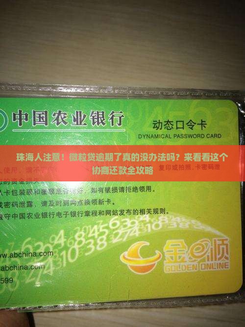 珠海微粒贷逾期协商还款流程和注意事项