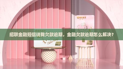 招联金融一直发信息说我欠款逾期解决方案