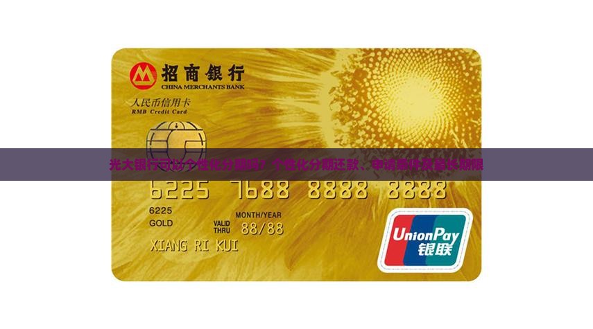 光大银行可以个性化分期吗