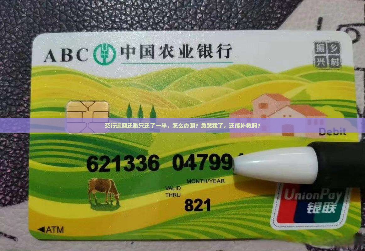 交通银行逾期还款只还一半怎么办