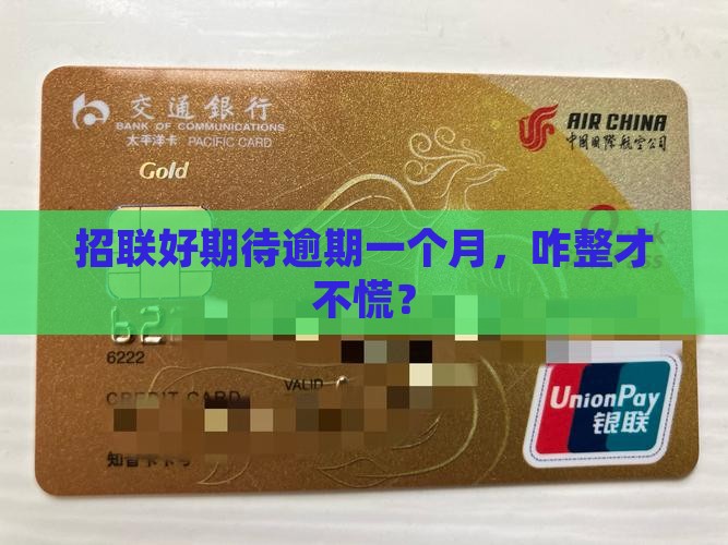 招联好期待逾期一个月如何处理
