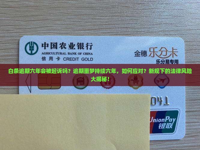 白条逾期六年会被起诉吗