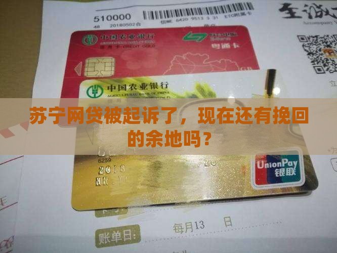 苏宁网贷被起诉还能协商吗