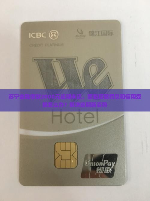 苏宁金融借款2000元逾期未还怎么处理