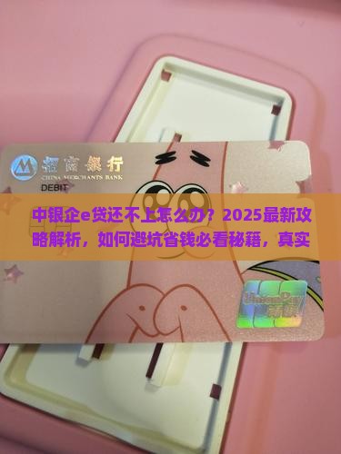 中银企e贷还不上怎么办