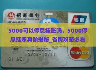 5000可以停息挂账吗