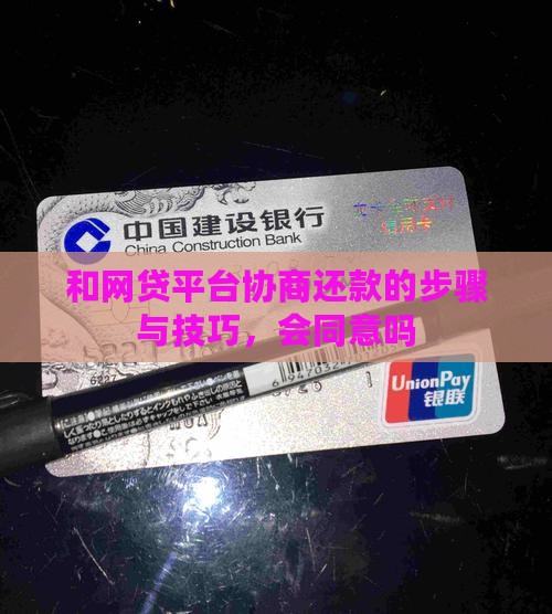 和网贷平台协商还款的步骤与技巧