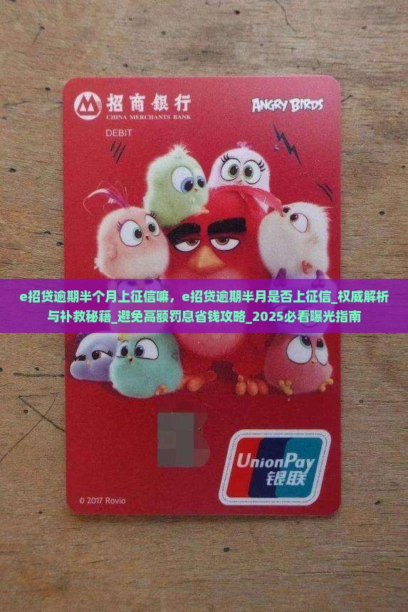 e招贷逾期半个月上征信嘛该如何处理