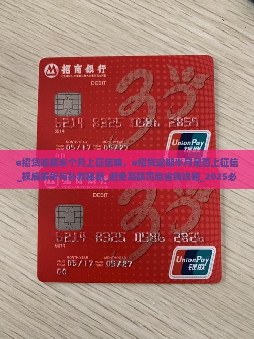 e招贷逾期半个月上征信嘛该如何处理