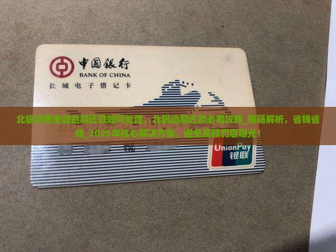 北银消费金融逾期还款如何处理