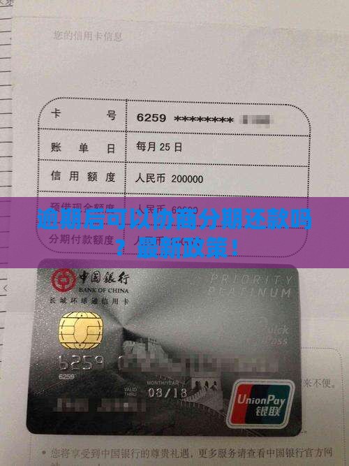 白条逾期后可以协商分期还款吗