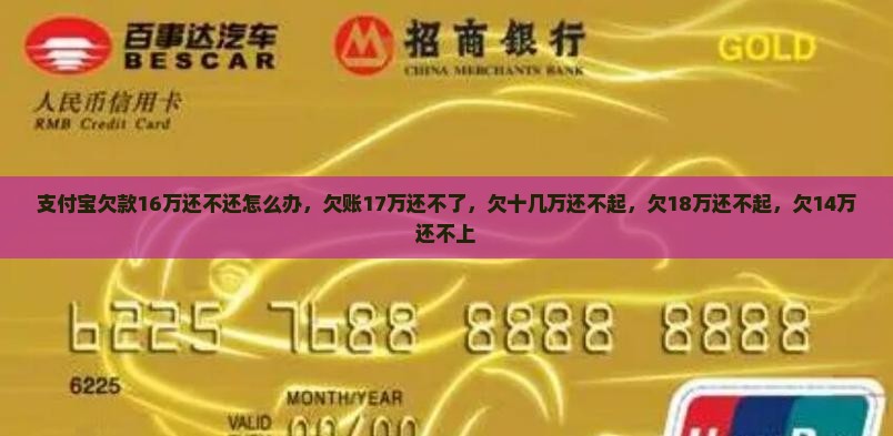 支付宝欠款16万还不还怎么办