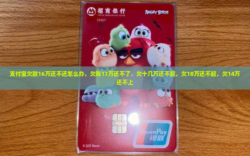 支付宝欠款16万还不还怎么办