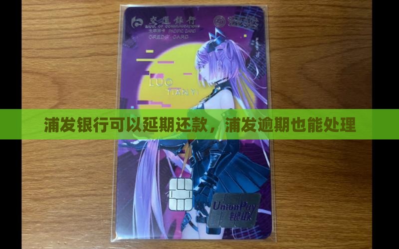 浦发银行点贷延期还款