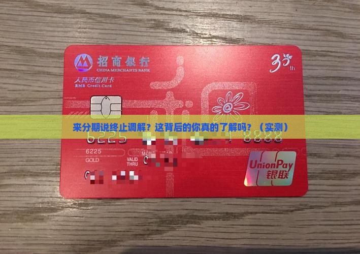 来分期说终止调解