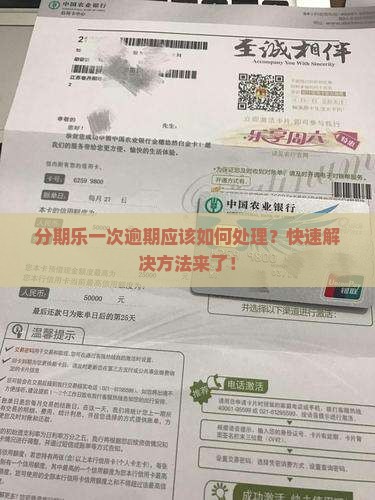 分期乐一次逾期应该如何处理