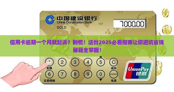 信用卡逾期一个月起诉会怎样