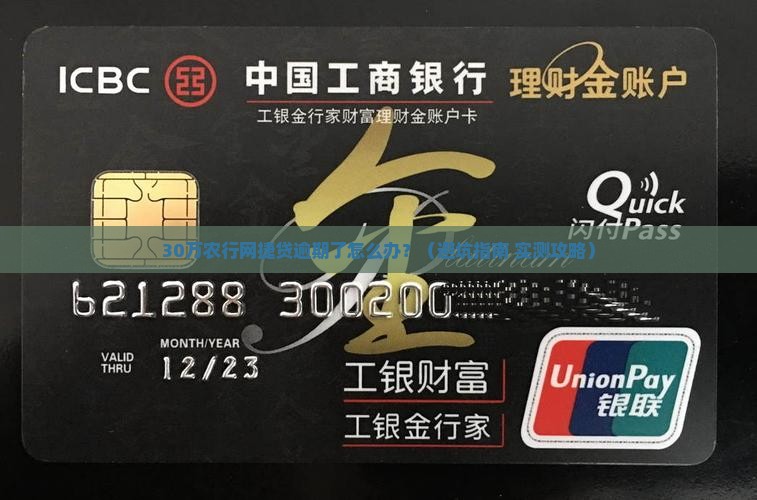 农行网捷贷逾期30万如何应对