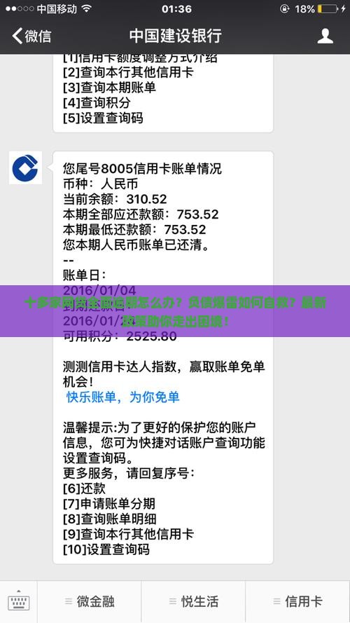 十多家网贷全面逾期如何处理