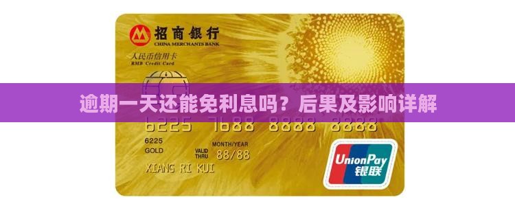 逾期一天还能免利息吗？后果及影响详解